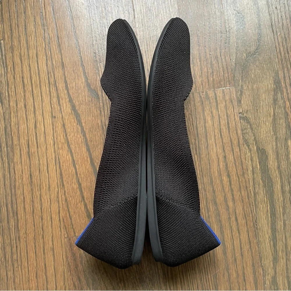 Rothy's Women’s The Flat True Black Round Toe - Size 9 - Picture 7 of 13